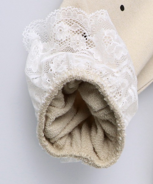 BRANSHES(ブランシェス)の「袖口レーストレーナー(スウェット・キッズ・ライトベージュ/オレンジ/エンジ/パープル・90cm/100cm/110cm/120cm/130cm)」の15枚目の写真