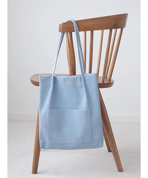 AMERICAN HOLIC（アメリカンホリック）の「A4トートバッグ ＊（トートバッグ・レディース・ベージュ/グレー/ピンク/ブルー・FREE）」の5枚目の写真