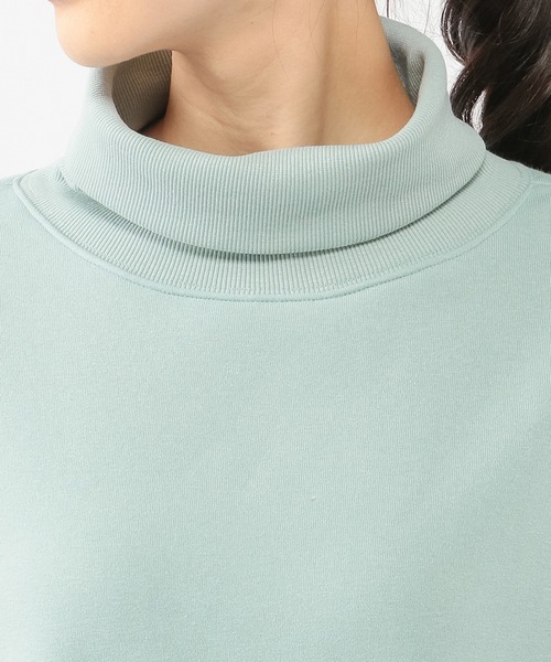 Petit Honfleur(プチオンフルール)の「裏起毛ハイネックプルオーバー(Tシャツ/カットソー・レディース・グリーン/モカ/ベージュ/ピンク・M/L)」の7枚目の写真