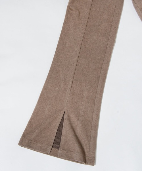 shopnikoniko(ショップニコニコ)の「センプレフレアパンツ(その他パンツ・レディース・ブラック/ブラウン/チャコール/キナリ・フリー)」の11枚目の写真