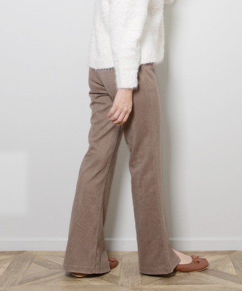 shopnikoniko(ショップニコニコ)の「センプレフレアパンツ(その他パンツ・レディース・ブラック/ブラウン/チャコール/キナリ・フリー)」の16枚目の写真