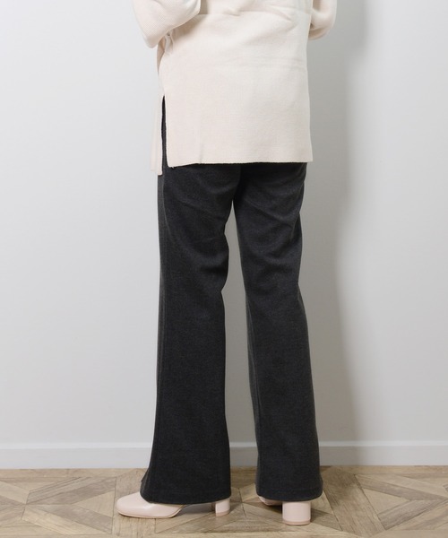 shopnikoniko(ショップニコニコ)の「センプレフレアパンツ(その他パンツ・レディース・ブラック/ブラウン/チャコール/キナリ・フリー)」の19枚目の写真