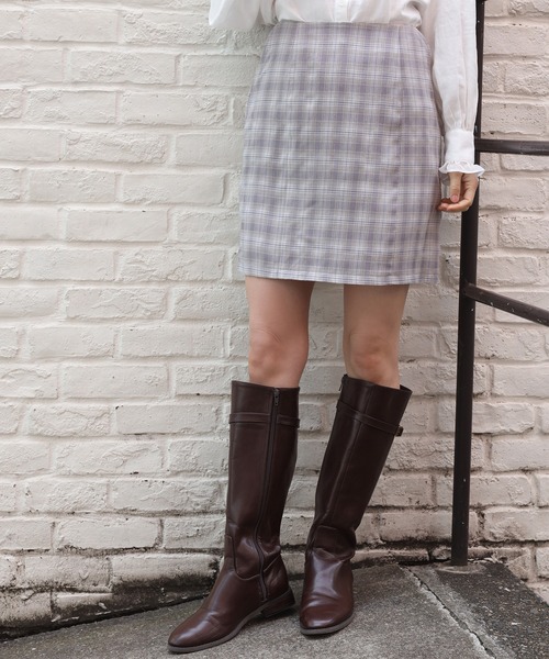 one after another NICE CLAUP（ワンアフターアナザーナイスクラップ）の「シンプルミニスカート（スカート・レディース・アイボリー/グレー系その他/ベージュ系その他/ミント・FREE）」の22枚目の写真