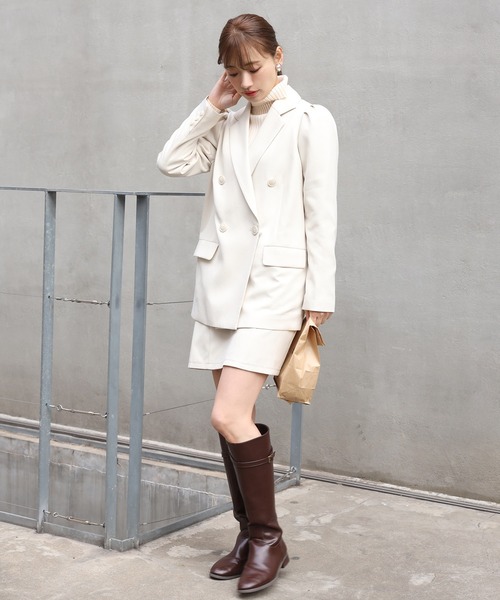 one after another NICE CLAUP（ワンアフターアナザーナイスクラップ）の「シンプルミニスカート（スカート・レディース・アイボリー/グレー系その他/ベージュ系その他/ミント・FREE）」の19枚目の写真