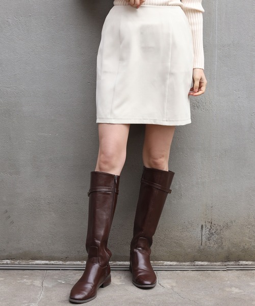 one after another NICE CLAUP（ワンアフターアナザーナイスクラップ）の「シンプルミニスカート（スカート・レディース・アイボリー/グレー系その他/ベージュ系その他/ミント・FREE）」の17枚目の写真