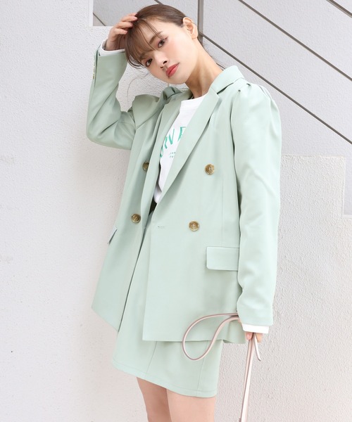 one after another NICE CLAUP（ワンアフターアナザーナイスクラップ）の「シンプルミニスカート（スカート・レディース・アイボリー/グレー系その他/ベージュ系その他/ミント・FREE）」の6枚目の写真