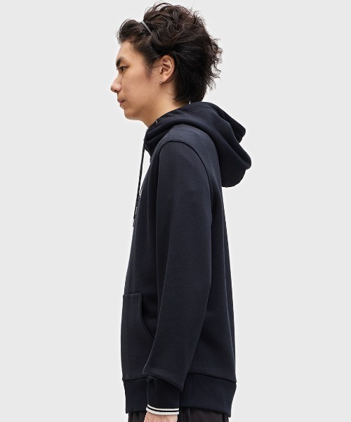 FRED PERRY フルジップパーカー フーディ ブラック 関＊送込 FRED PERRY(フレッドペリー) パーカー・フーディ(メンズ) - 海外
