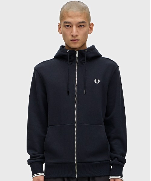 Hooded Zip Through Sweatshirt／フードジップアップパーカー