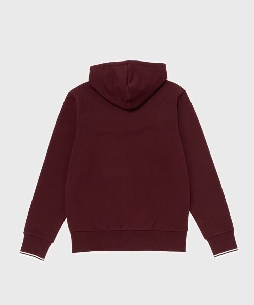 FRED PERRY(フレッドペリー)の「Hooded Zip Through Sweatshirt/フードジップアップパーカー(パーカー・メンズ・ブラック/ネイビー/カーキ/オフホワイト/グリーン/グレー/ブラック系その他/グレー系その他/ネイビー系/ホワイト系その他/ダークグリーン/ベージュ/マルーン・S/M/L/XL)」の14枚目の写真