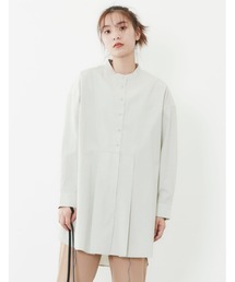 POU DOU DOU | ビブヨークタックチュニックシャツ(シャツ/ブラウス)