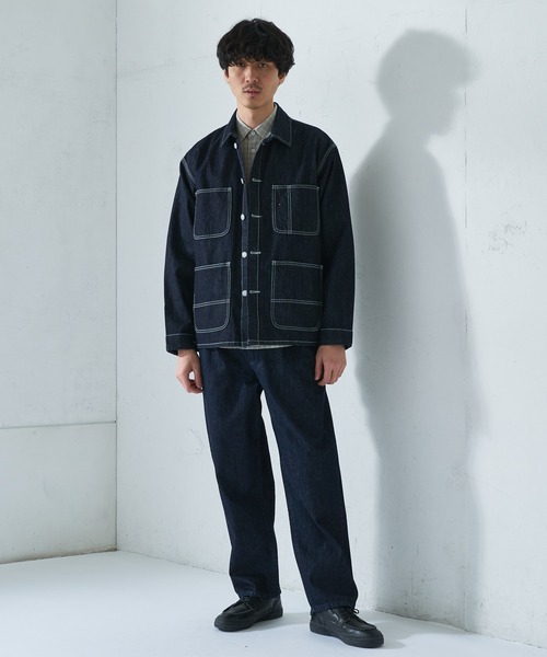 AT-DIRTY/アットダーティー デニム カバーオール 　セットアップ AT-DIRTY/アットダーティー デニム カバーオール セットアップ AT