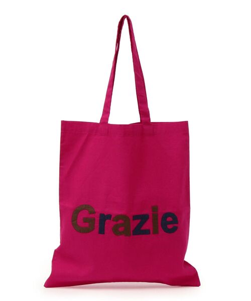 MAISON BENGAL(マイソンベンガル)の「【SHIPS any別注】MAISON BENGAL: アップリケ トートバッグ◇(トートバッグ・レディース・ベージュ/ネイビー/ピンク・ONE SIZE)」の5枚目の写真