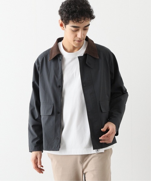 INHERIT（インヘリット）の「SHORT HUNTING JACKET（ブルゾン・メンズ・アイボリー/スミクロ・MEDIUM/LARGE）」の2枚目の写真