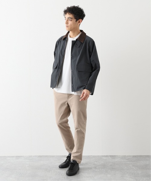 INHERIT（インヘリット）の「SHORT HUNTING JACKET（ブルゾン・メンズ・アイボリー/スミクロ・MEDIUM/LARGE）」の11枚目の写真