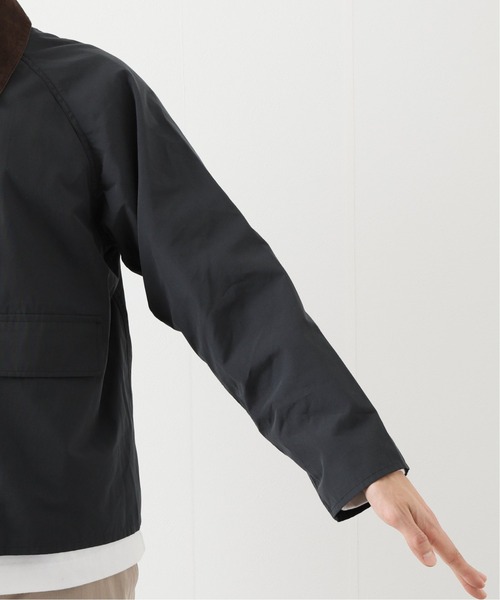 INHERIT（インヘリット）の「SHORT HUNTING JACKET（ブルゾン・メンズ・アイボリー/スミクロ・MEDIUM/LARGE）」の9枚目の写真