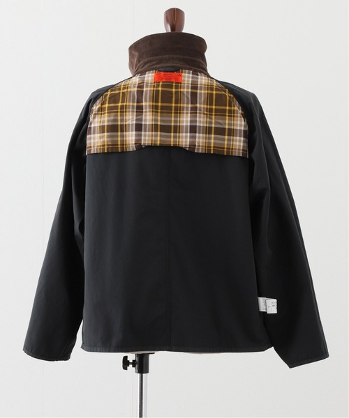 INHERIT（インヘリット）の「SHORT HUNTING JACKET（ブルゾン・メンズ・アイボリー/スミクロ・MEDIUM/LARGE）」の13枚目の写真