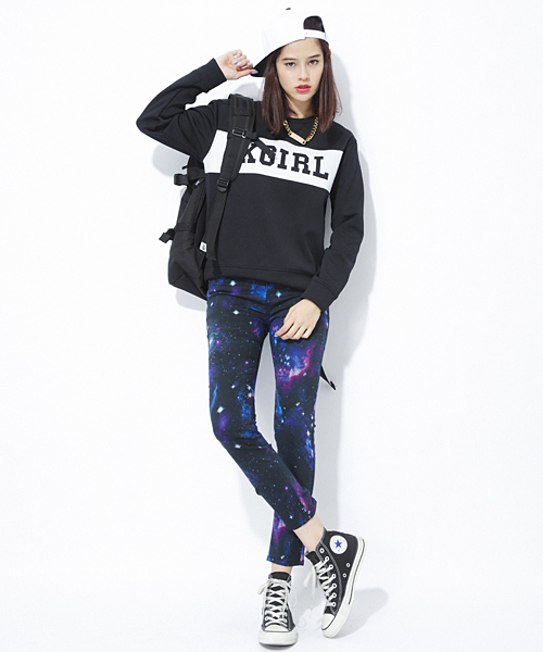 X-girl（エックスガール）の「【mini3月号掲載】X-girl×NEW ERA 9FIFTY SPACE（キャップ・レディース・マルチ・ONE SIZE）」の6枚目の写真