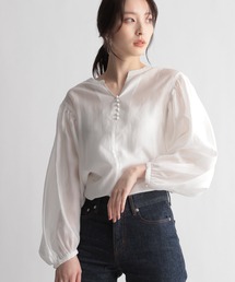 Andemiu | シアーバルーンスリーブブラウス941497(シャツ/ブラウス)