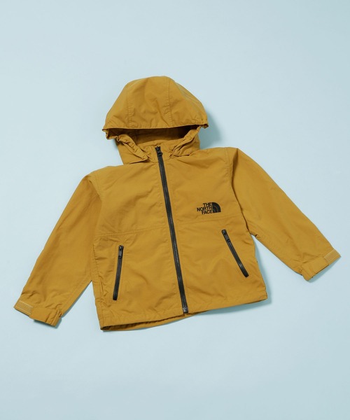 ノースフェイス コンパクトジャケット キッズ NPJ22210 イエロー140