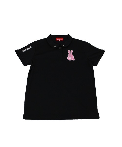 archivio（アルチビオ）の「ゴルフポロシャツ（Ｈ）（ポロシャツ・レディース・ブラック/ホワイト/レッド/ネイビー・L/M/S）」の3枚目の写真