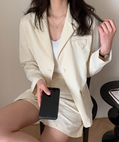 【タイムセール】サラフール テーラード ジャケット&パンツ　上下セット タイムセール】サラフール テーラード ジャケット&パンツ 上下セット