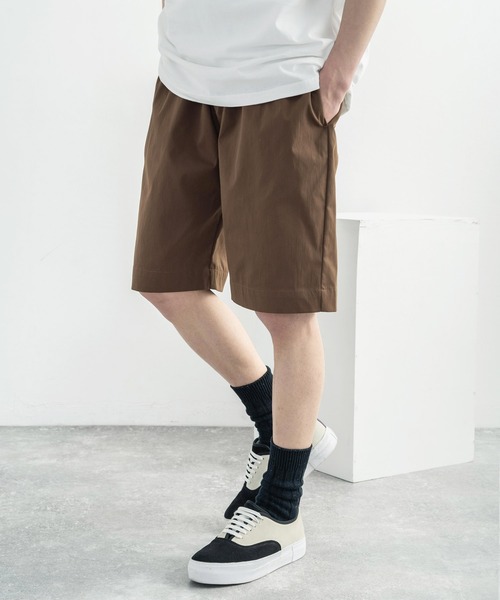 Rocky Monroe（ロッキーモンロー）の「ストレッチツイルショートシェフパンツ（その他パンツ・メンズ・ブラック/ベージュ/ワンウォッシュ/ミント/ブルーグレー/ブルー/オフホワイト/カーキ/ブラウン/ネイビー・S/M/L/XL）」の5枚目の写真