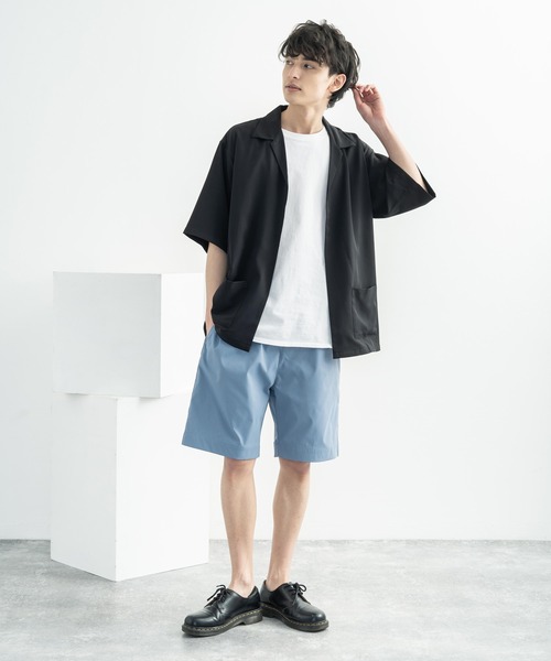 Rocky Monroe（ロッキーモンロー）の「ストレッチツイルショートシェフパンツ（その他パンツ・メンズ・ブラック/ベージュ/ワンウォッシュ/ミント/ブルーグレー/ブルー/オフホワイト/カーキ/ブラウン/ネイビー・S/M/L/XL）」の19枚目の写真