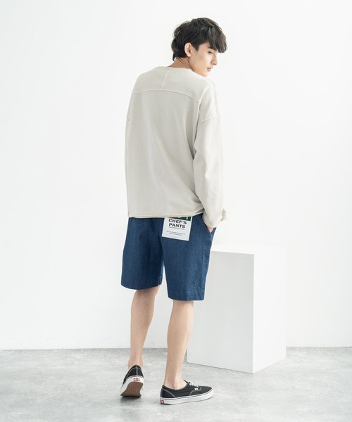 Rocky Monroe（ロッキーモンロー）の「ストレッチツイルショートシェフパンツ（その他パンツ・メンズ・ブラック/ベージュ/ワンウォッシュ/ミント/ブルーグレー/ブルー/オフホワイト/カーキ/ブラウン/ネイビー・S/M/L/XL）」の17枚目の写真