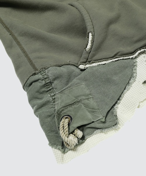 GREG LAUREN グレッグローレン ダメージ加工 フーディ パーカー 楽天市場】【中古】GREG LAUREN｢BLACK FRAGMENT HOODIE｣ 再構築プル