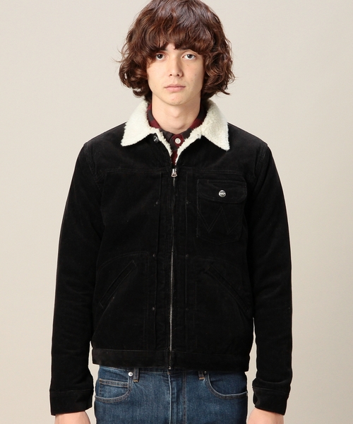 BEAUTY&YOUTH UNITED ARROWS（ビューティーアンドユースユナイテッドアローズ）の「【別注】＜Wrangler＞ BOA JKT/アウター ◆（ブルゾン・メンズ・ライトグレー/ブラック・LARGE/MEDIUM/SMALL）」の8枚目の写真