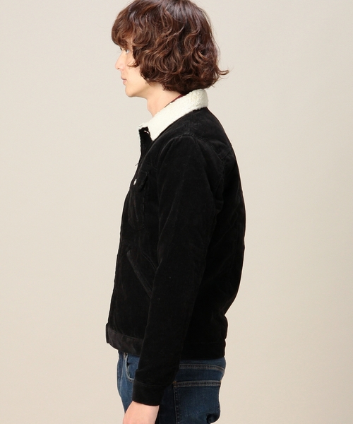 BEAUTY&YOUTH UNITED ARROWS（ビューティーアンドユースユナイテッドアローズ）の「【別注】＜Wrangler＞ BOA JKT/アウター ◆（ブルゾン・メンズ・ライトグレー/ブラック・LARGE/MEDIUM/SMALL）」の14枚目の写真