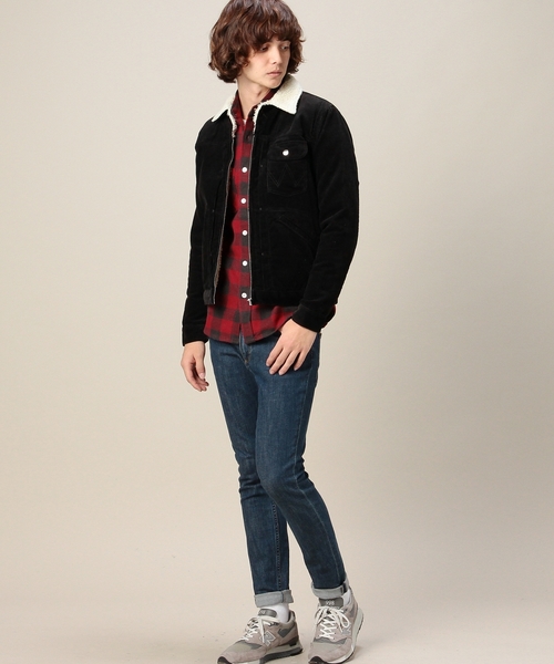 BEAUTY&YOUTH UNITED ARROWS（ビューティーアンドユースユナイテッドアローズ）の「【別注】＜Wrangler＞ BOA JKT/アウター ◆（ブルゾン・メンズ・ライトグレー/ブラック・LARGE/MEDIUM/SMALL）」の15枚目の写真