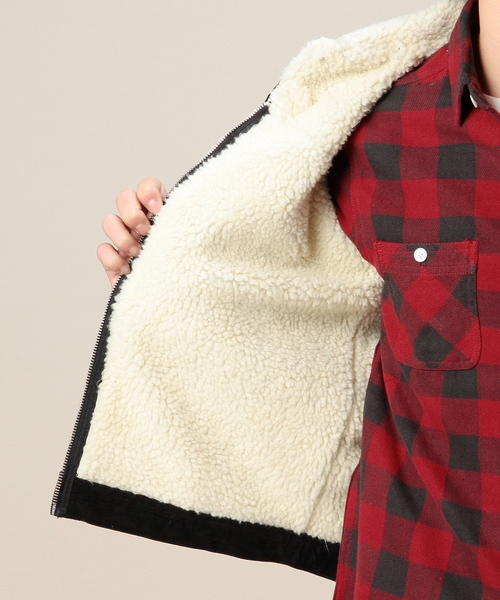 BEAUTY&YOUTH UNITED ARROWS（ビューティーアンドユースユナイテッドアローズ）の「【別注】＜Wrangler＞ BOA JKT/アウター ◆（ブルゾン・メンズ・ライトグレー/ブラック・LARGE/MEDIUM/SMALL）」の19枚目の写真