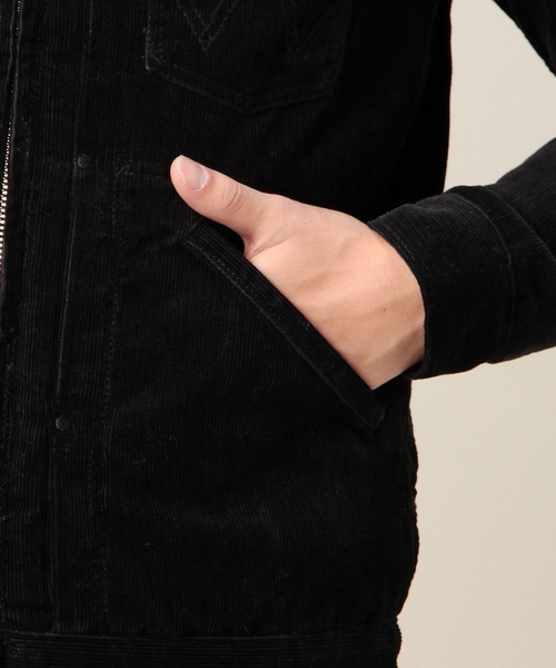 BEAUTY&YOUTH UNITED ARROWS（ビューティーアンドユースユナイテッドアローズ）の「【別注】＜Wrangler＞ BOA JKT/アウター ◆（ブルゾン・メンズ・ライトグレー/ブラック・LARGE/MEDIUM/SMALL）」の3枚目の写真