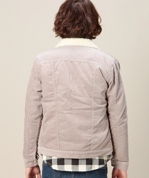 BEAUTY&YOUTH UNITED ARROWS（ビューティーアンドユースユナイテッドアローズ）の「【別注】＜Wrangler＞ BOA JKT/アウター ◆（ブルゾン・メンズ・ライトグレー/ブラック・LARGE/MEDIUM/SMALL）」の5枚目の写真