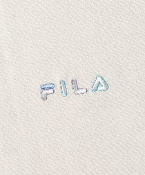 FILA（フィラ）の「【FILA】裾ロゴTシャツ（Tシャツ/カットソー・レディース・ブラック/オフホワイト/サックスブルー・L/M）」の17枚目の写真