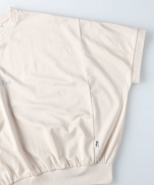 FILA（フィラ）の「【FILA】裾ロゴTシャツ（Tシャツ/カットソー・レディース・ブラック/オフホワイト/サックスブルー・L/M）」の16枚目の写真
