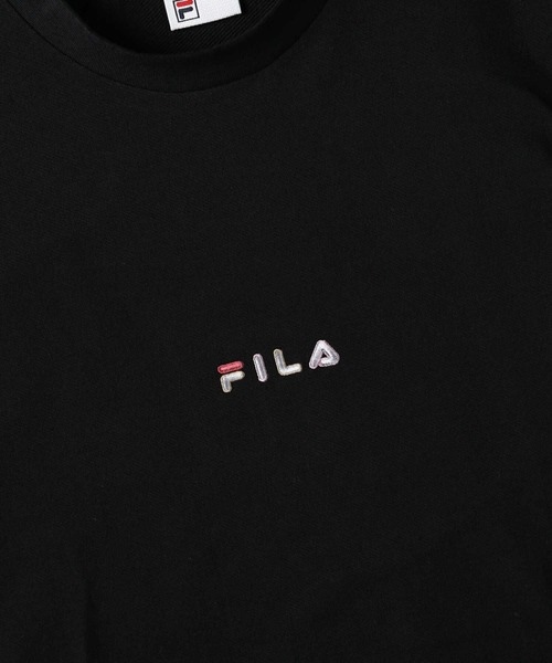 FILA（フィラ）の「【FILA】裾ロゴTシャツ（Tシャツ/カットソー・レディース・ブラック/オフホワイト/サックスブルー・L/M）」の19枚目の写真