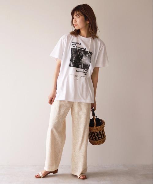 SLOBE IENA(スローブイエナ)の「ジャガードパンツ【ウエストゴム】◆(その他パンツ・レディース・ブラック/アイボリー・FREE)」の17枚目の写真