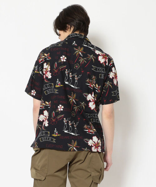 Schott Hawaiian skull shirts