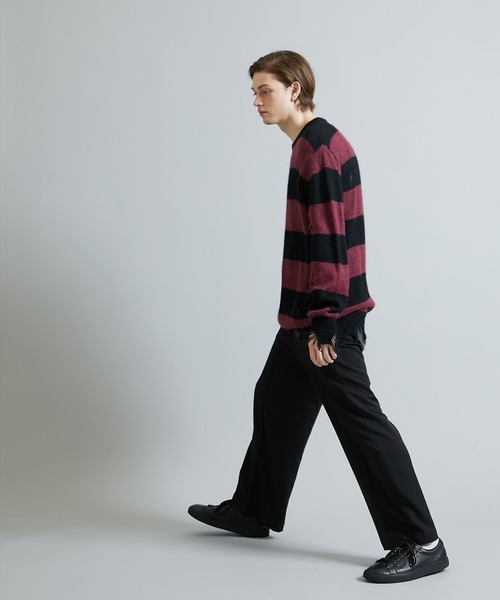 STUDIOUS SELECT(ステュディオスセレクト)の「【NUMBER(N)INE】EX.Damage mohair knit(ニット/セーター・メンズ・グレー/ブラック/バーガンディー/カーキ・1/2/3)」の20枚目の写真