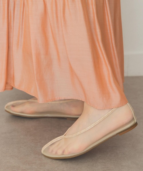 RODE SKO（ロデスコ）の「『MADE IN JAPAN』ELLEKE チュールフラットシューズ（バレエシューズ・レディース・ブラウン/アイボリー/ブラック・38/36/37）」の16枚目の写真