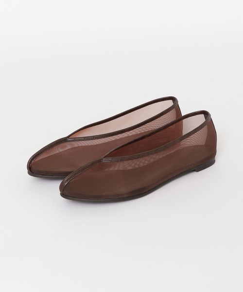 RODE SKO（ロデスコ）の「『MADE IN JAPAN』ELLEKE チュールフラットシューズ（バレエシューズ・レディース・ブラウン/アイボリー/ブラック・38/36/37）」の20枚目の写真