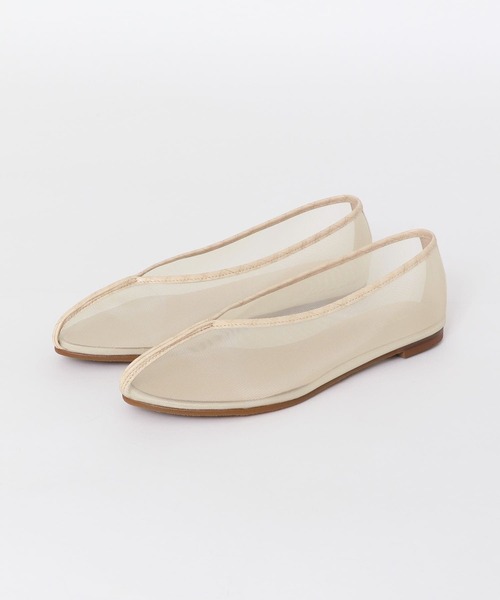 RODE SKO（ロデスコ）の「『MADE IN JAPAN』ELLEKE チュールフラットシューズ（バレエシューズ・レディース・ブラウン/アイボリー/ブラック・38/36/37）」の14枚目の写真
