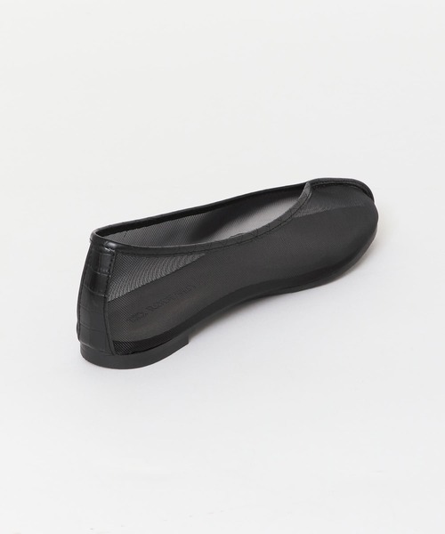 RODE SKO（ロデスコ）の「『MADE IN JAPAN』ELLEKE チュールフラットシューズ（バレエシューズ・レディース・ブラウン/アイボリー/ブラック・38/36/37）」の6枚目の写真