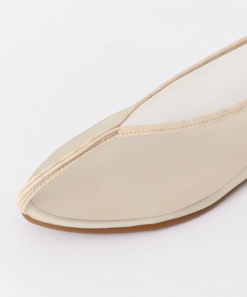 RODE SKO（ロデスコ）の「『MADE IN JAPAN』ELLEKE チュールフラットシューズ（バレエシューズ・レディース・ブラウン/アイボリー/ブラック・38/36/37）」の17枚目の写真