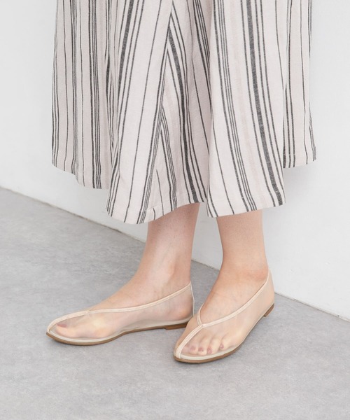 RODE SKO（ロデスコ）の「『MADE IN JAPAN』ELLEKE チュールフラットシューズ（バレエシューズ・レディース・ブラウン/アイボリー/ブラック・38/36/37）」の15枚目の写真