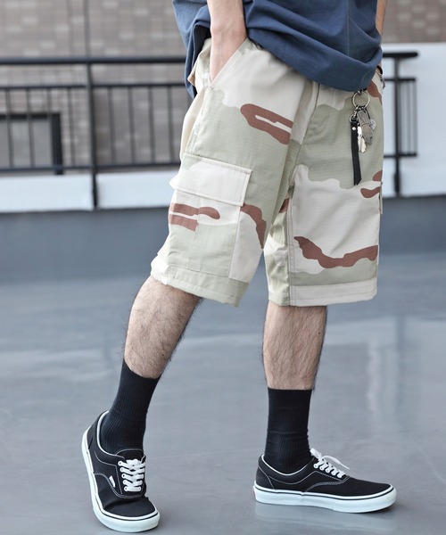 A.F ARTEFACT 別注 コーティングカーゴパンツ ショート A.F ARTEFACT - Stretch Nylon Cargo Shorts