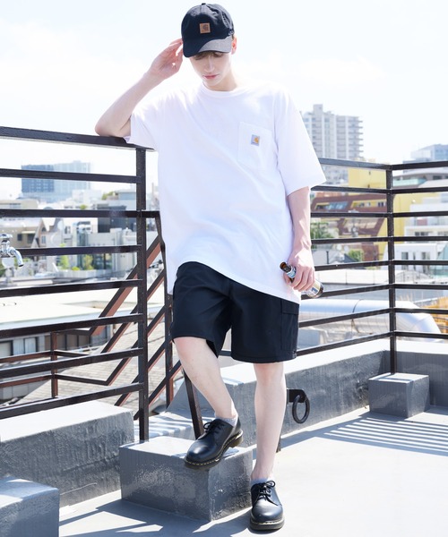 PALACE ブラックカーゴショートパンツ 2way Double Waist Curve Shorts