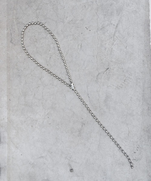 Marient（マリエント）の「Stainless Ball Chain Necklace(Long)（ネックレス・レディース・シルバー・FREE）」の3枚目の写真